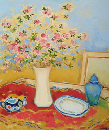 Still Life with White Vase