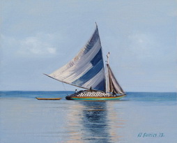 A Haitian Boat off the Coast...