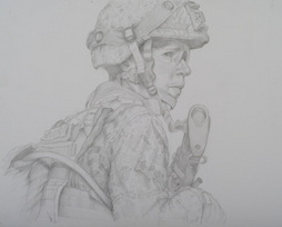 Untitled (Portrait of a Marine)