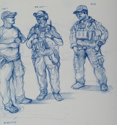 Untitled (Three Marines: 