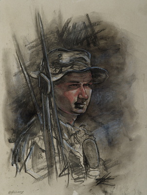 Untitled (Portrait of a Marine)