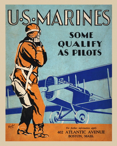 U.S. Marines; Some Qualify as Pilots