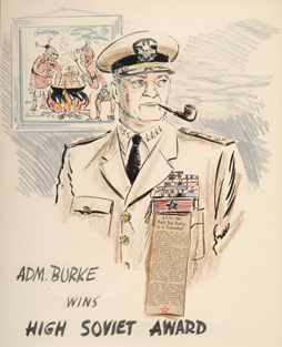 Admiral Burke Wins High Soviet Award