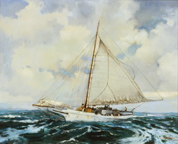 Oyster Boat 37 At Sea