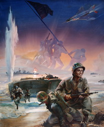 Marine Landing Scene