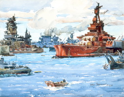 USS Nevada at Operation Crossroads