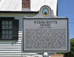 Weems–Botts House Sign