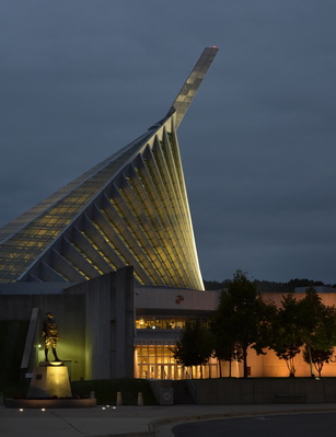 National Museum of the Marine Corps at Dusk (4098)