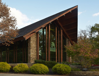 Semper Fidelis Memorial Chapel in the Fall